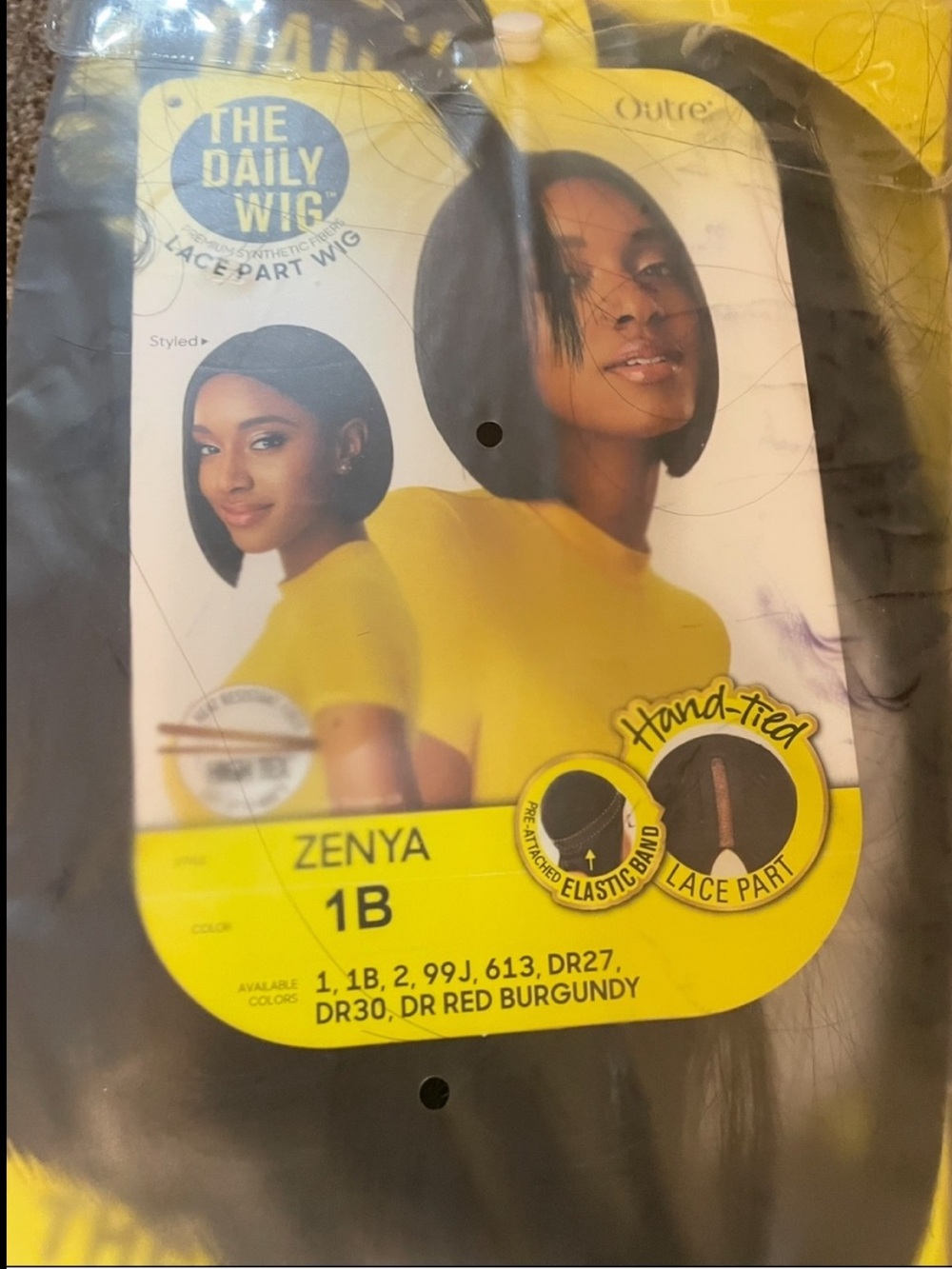 The Daily Wig Zenya Lace Part Wig - 1B